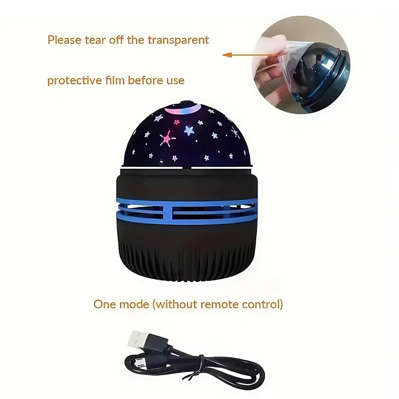 Galaxy Star Projector Night Light – LED Aurora Sky Lamp for Bedroom