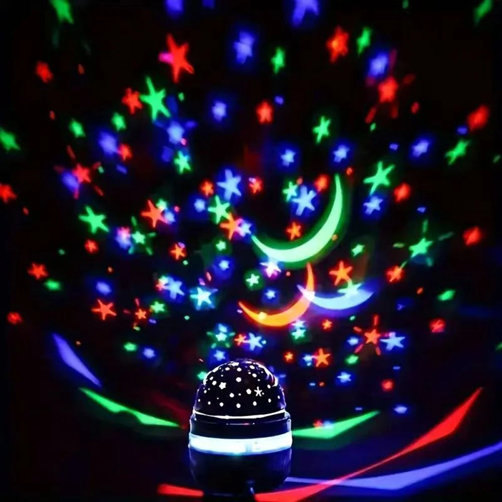 Galaxy Star Projector Night Light – LED Aurora Sky Lamp for Bedroom