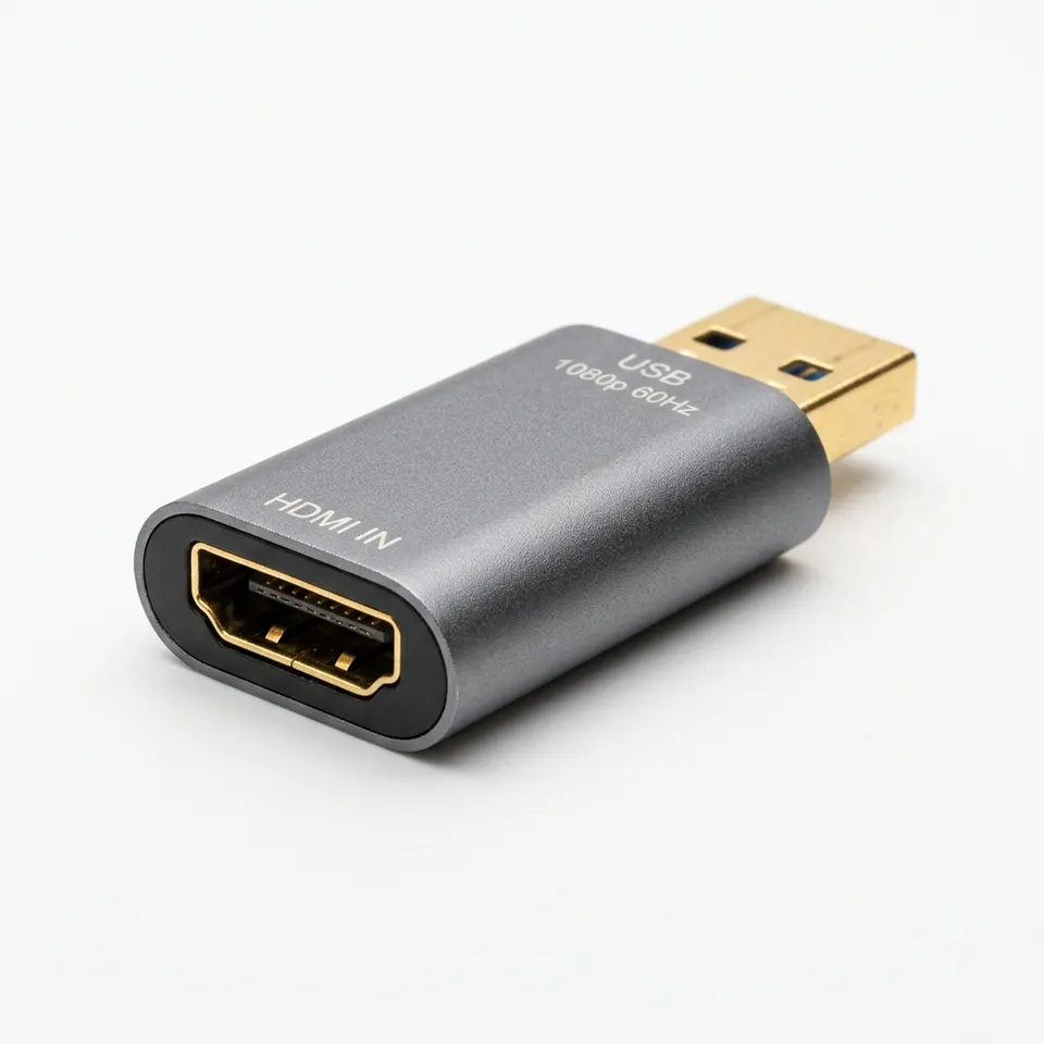 HDMI Capture Card, Audio Video Capture Card HDMI to USB2.0 1080P, Game Capture Card Record via DSLR Camcorder Action Cam for Hi Definition Acquisition, Supports Camera, PC, Phone, PS3, Xbox